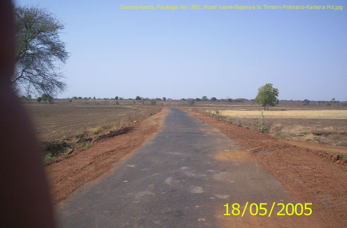 District-Harda, Package No-1503, Road Name-Bajaniya to Timarni-Pokharni-Kartana Rd